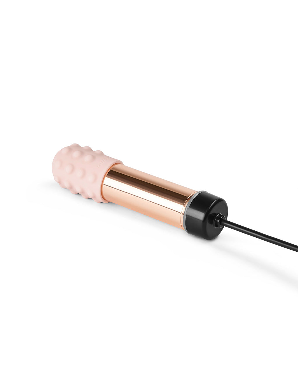 Le Wand Bullet Rechargeable Clitoral Vibrator- Rose Gold- Charging