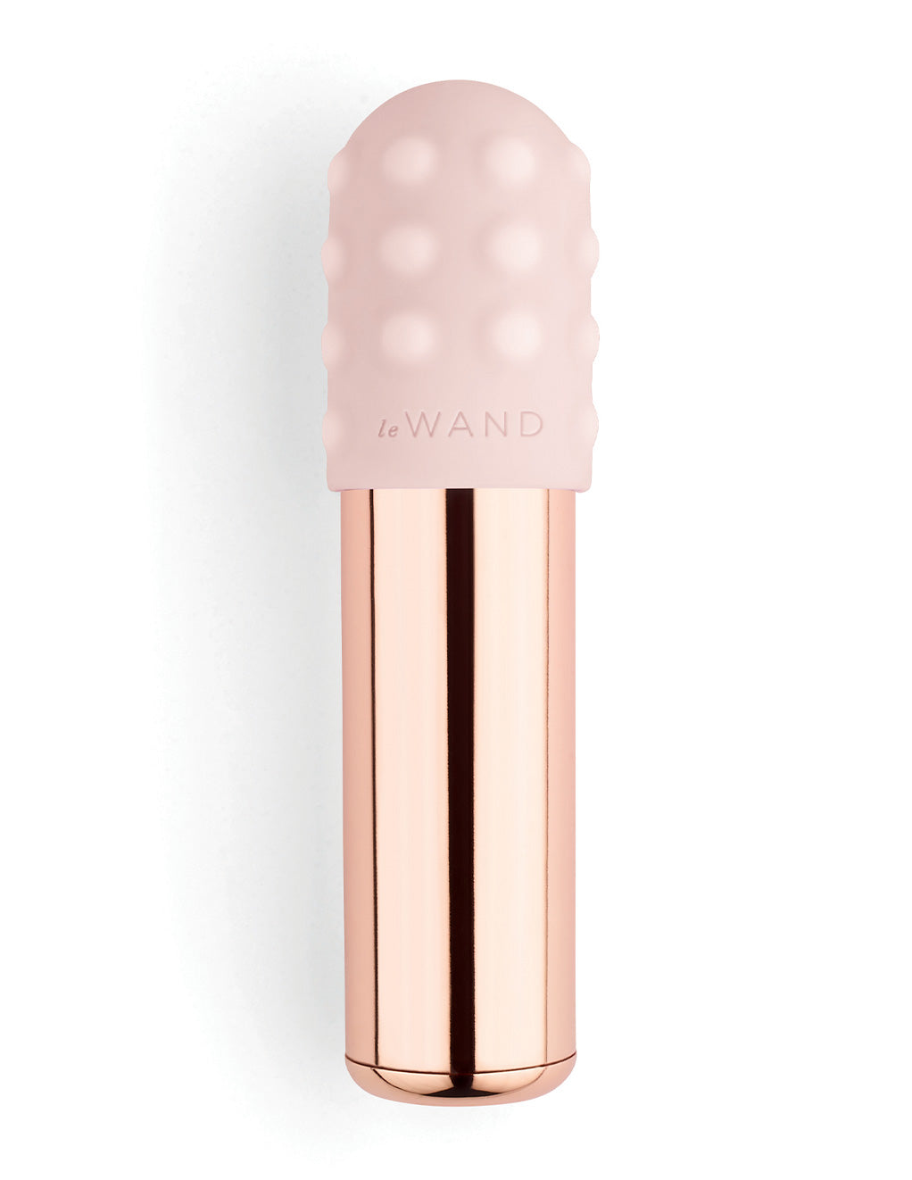 Le Wand Bullet Rechargeable Clitoral Vibrator- Rose Gold- Front