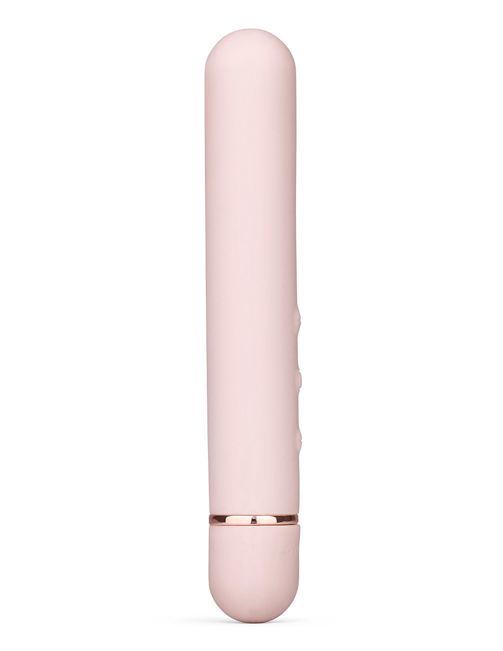 Le Wand Baton Rechargeable Clitoral Vibrator- Rose Gold- Side