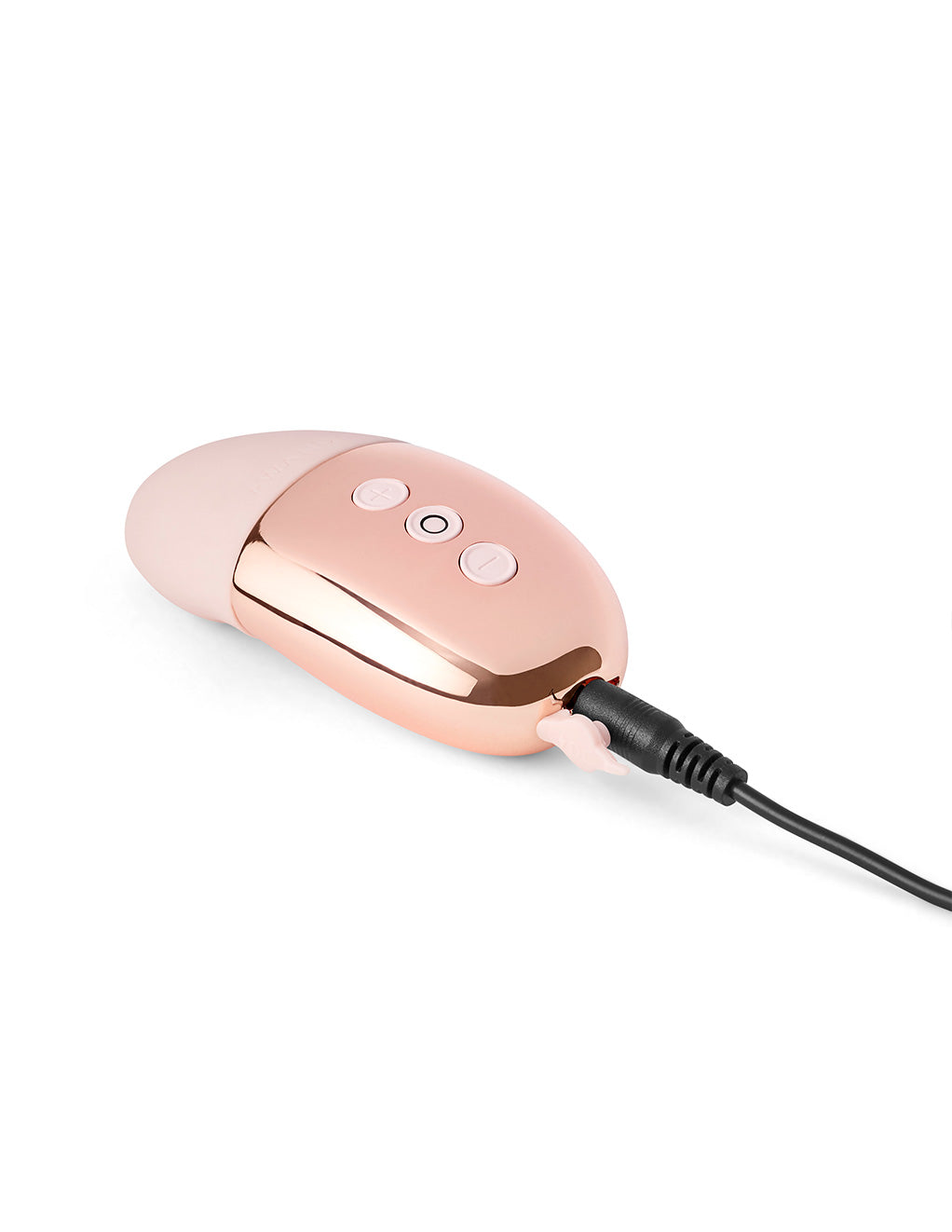 Le Wand Point Rechargeable Clitoral Vibrator- Rose Gold- Charging