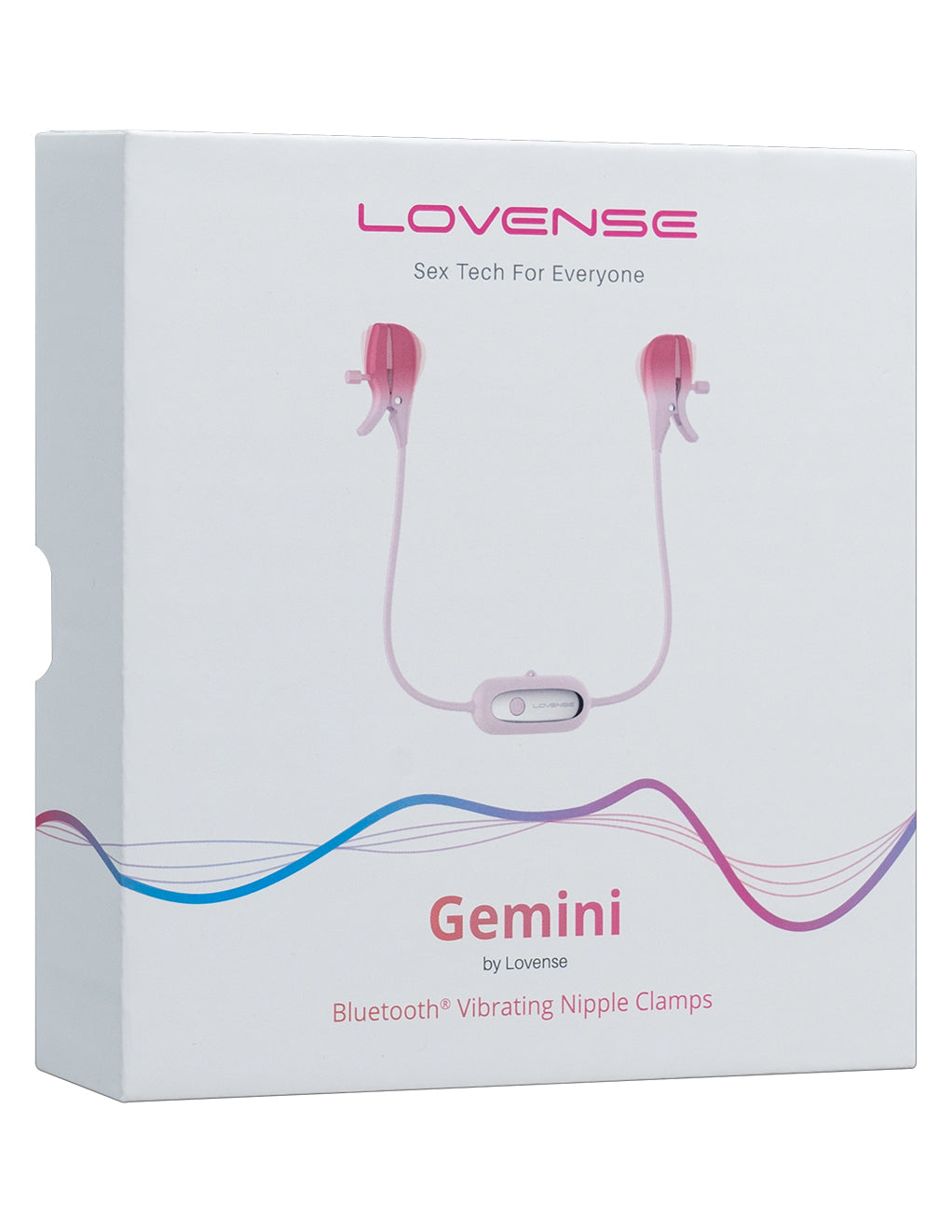 Lovense Gemini Vibrating Nipple Clamps | Sex Toys at Hustler Hollywood