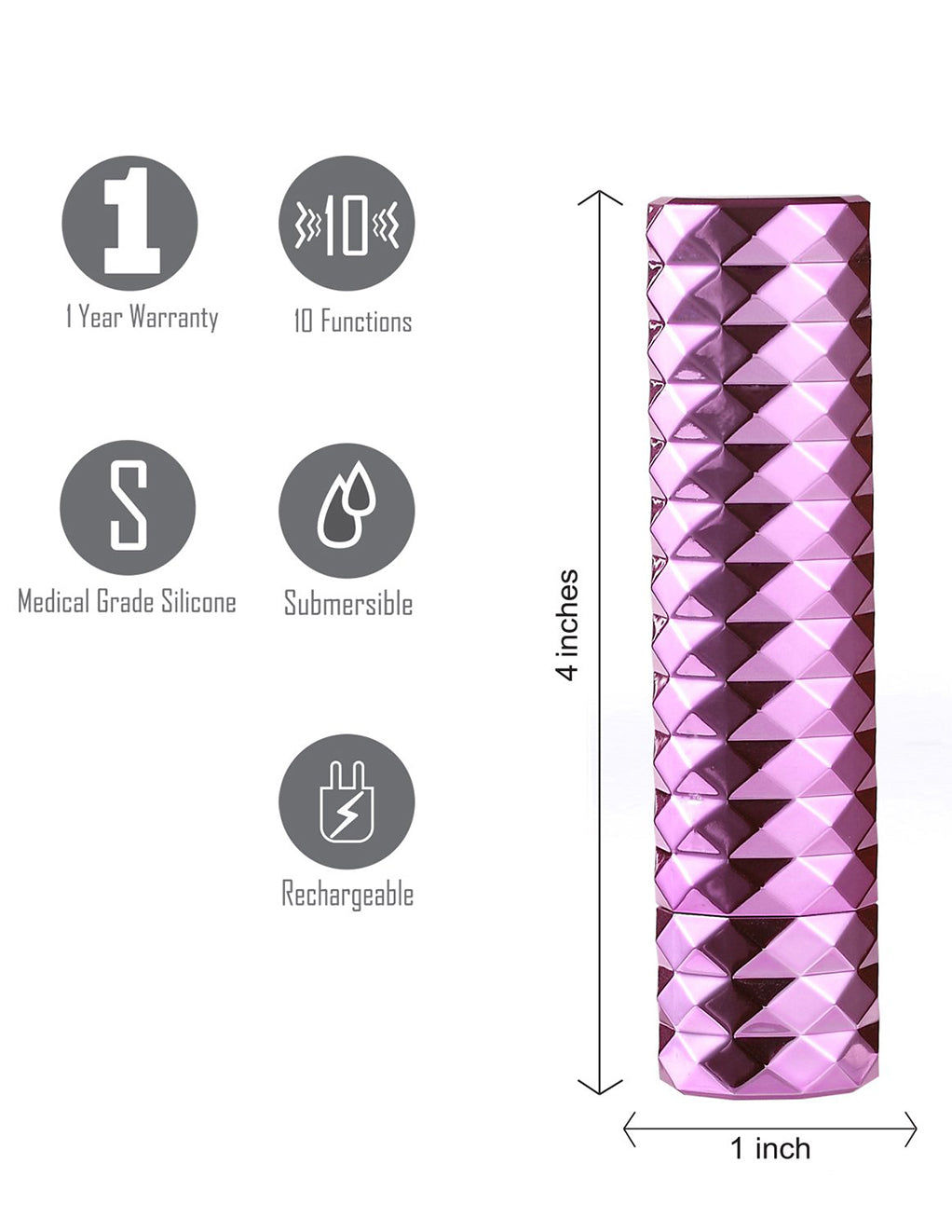 Maia Roxie Lipstick Vibe- Size dimensions