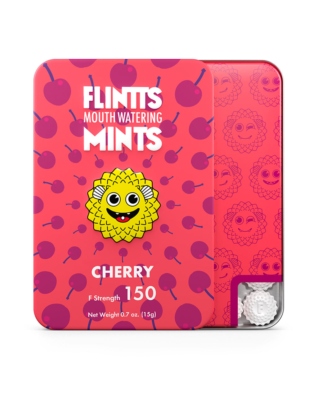 Flintts Mouth Watering Mints F150- Cherry- Front