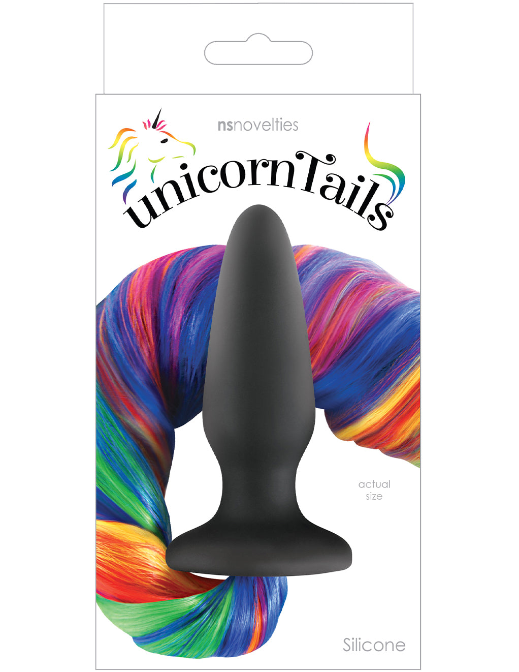 NS Novelties Unicorn Tail- Rainbow- Box