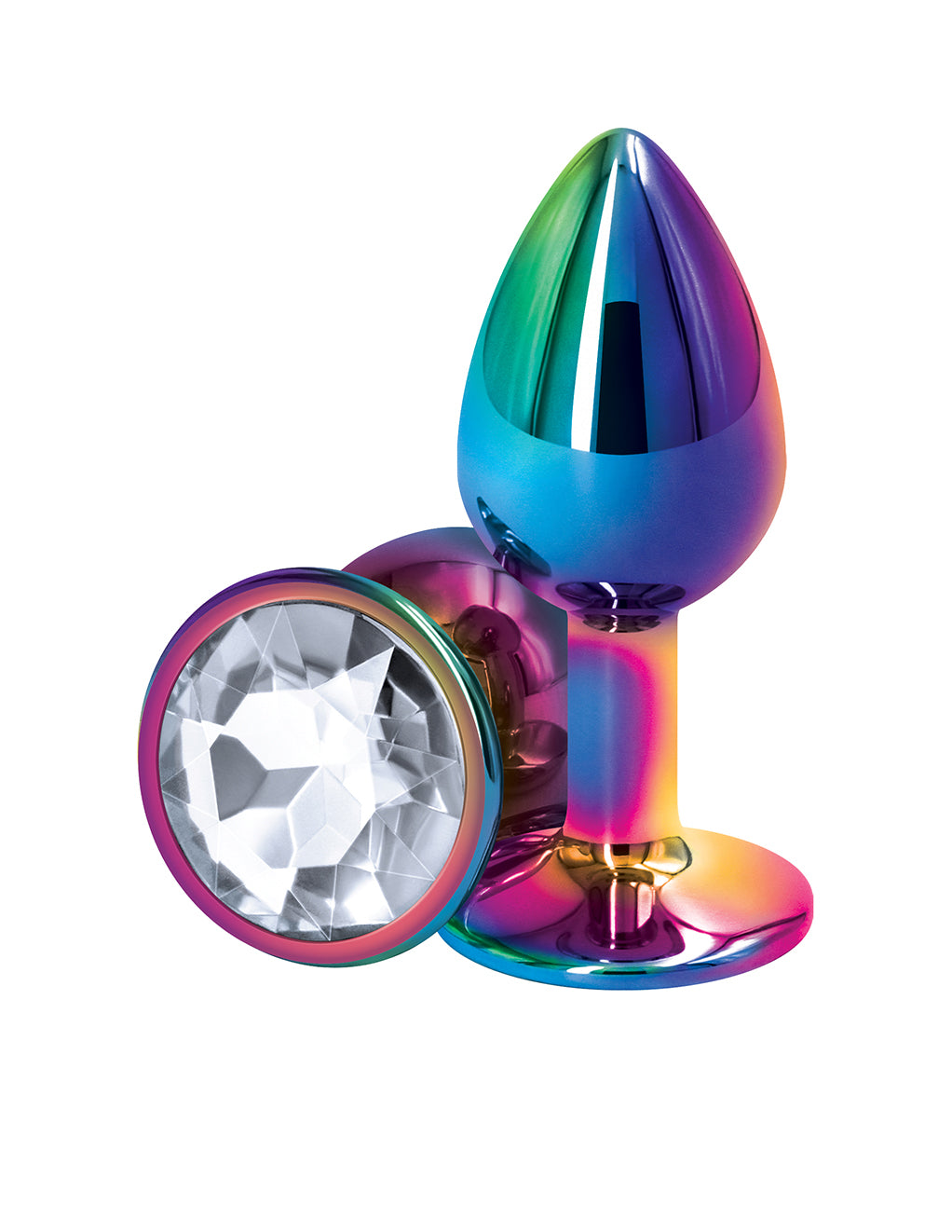 Rear Assets Multicolor Plug- Clear- Small- Front