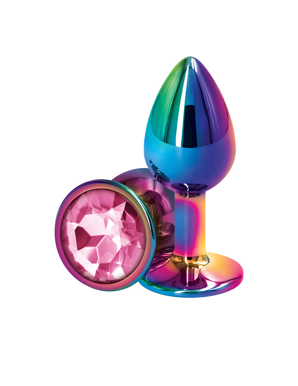 Rear Assets Multicolor Plug- Pink- Small- Front