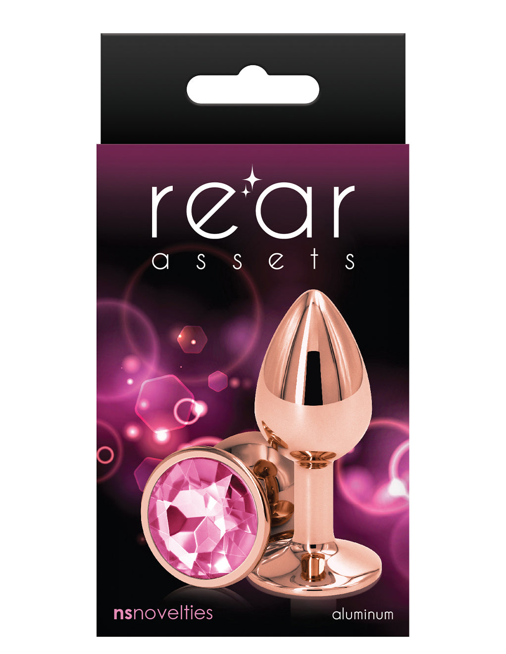 Rear Assets Rose Gold Plug- Pink- Small- Box