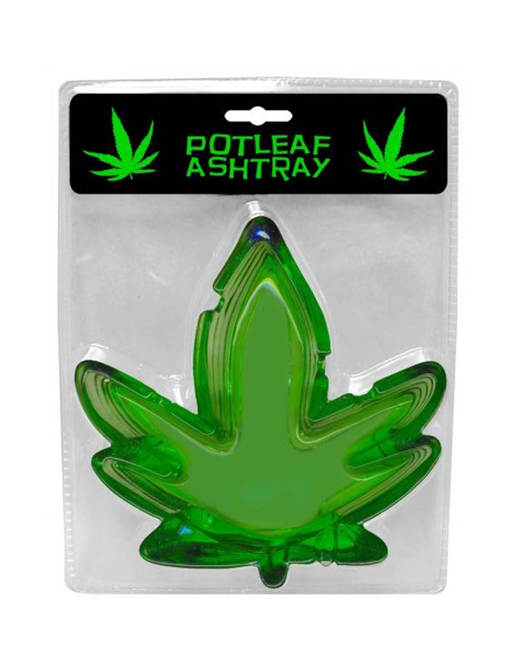 Pot Leaf Ashtray- Green