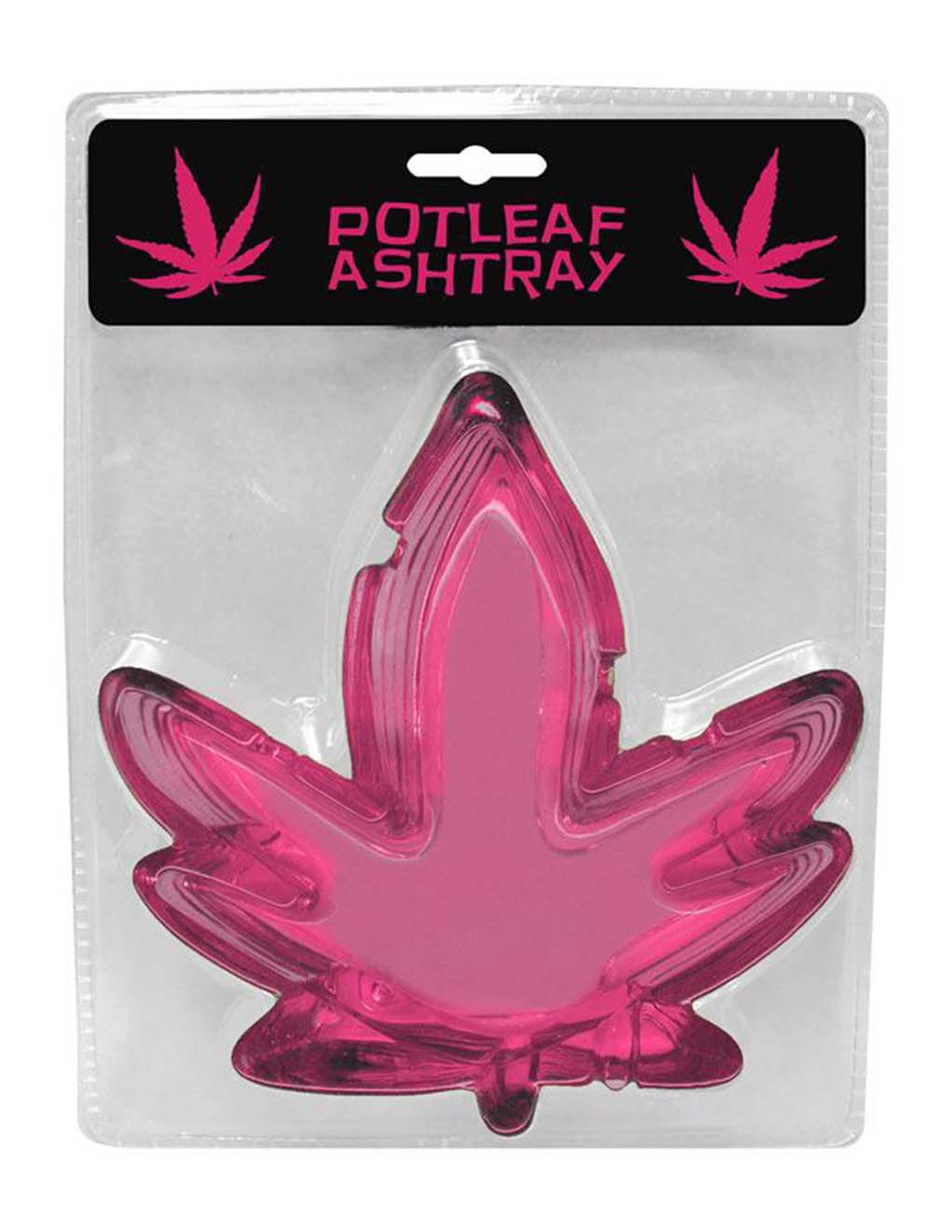 Pot Leaf Ashtray- Pink