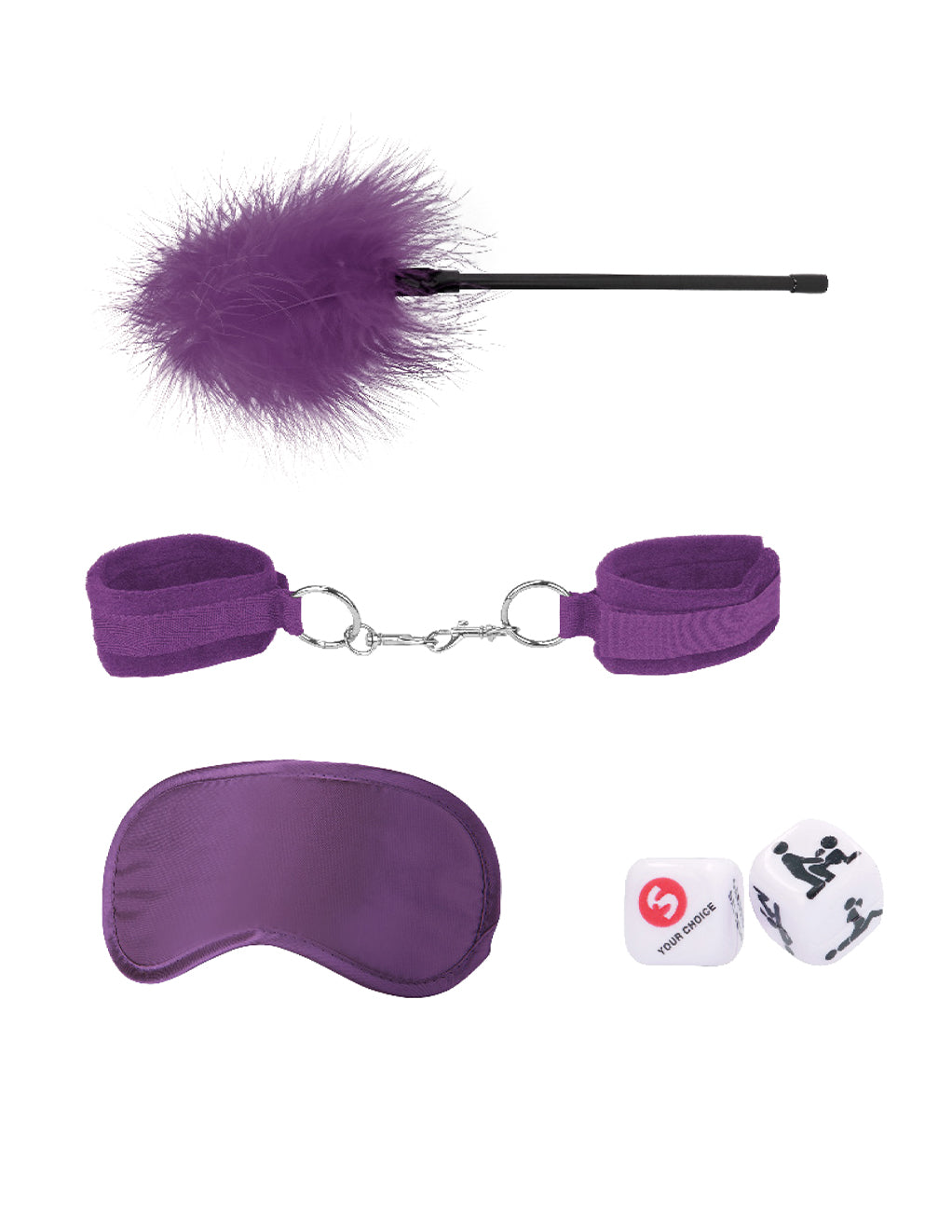 Introductory Bondage Kit #2- Purple- Items- Front