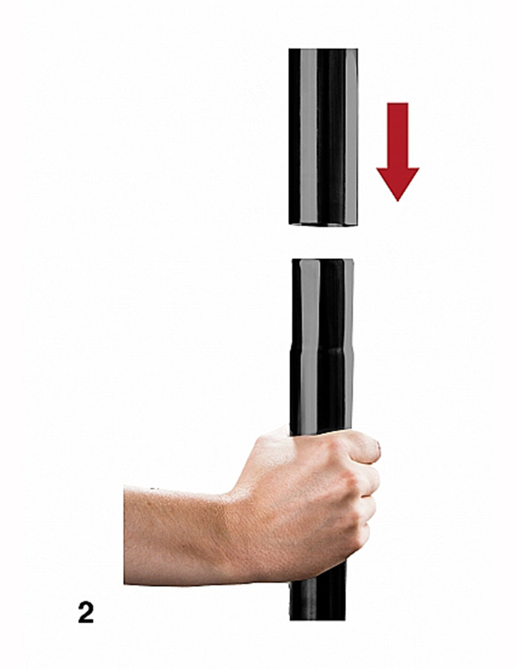 OUCH! Dance Pole- Black- Setup Instructions 2