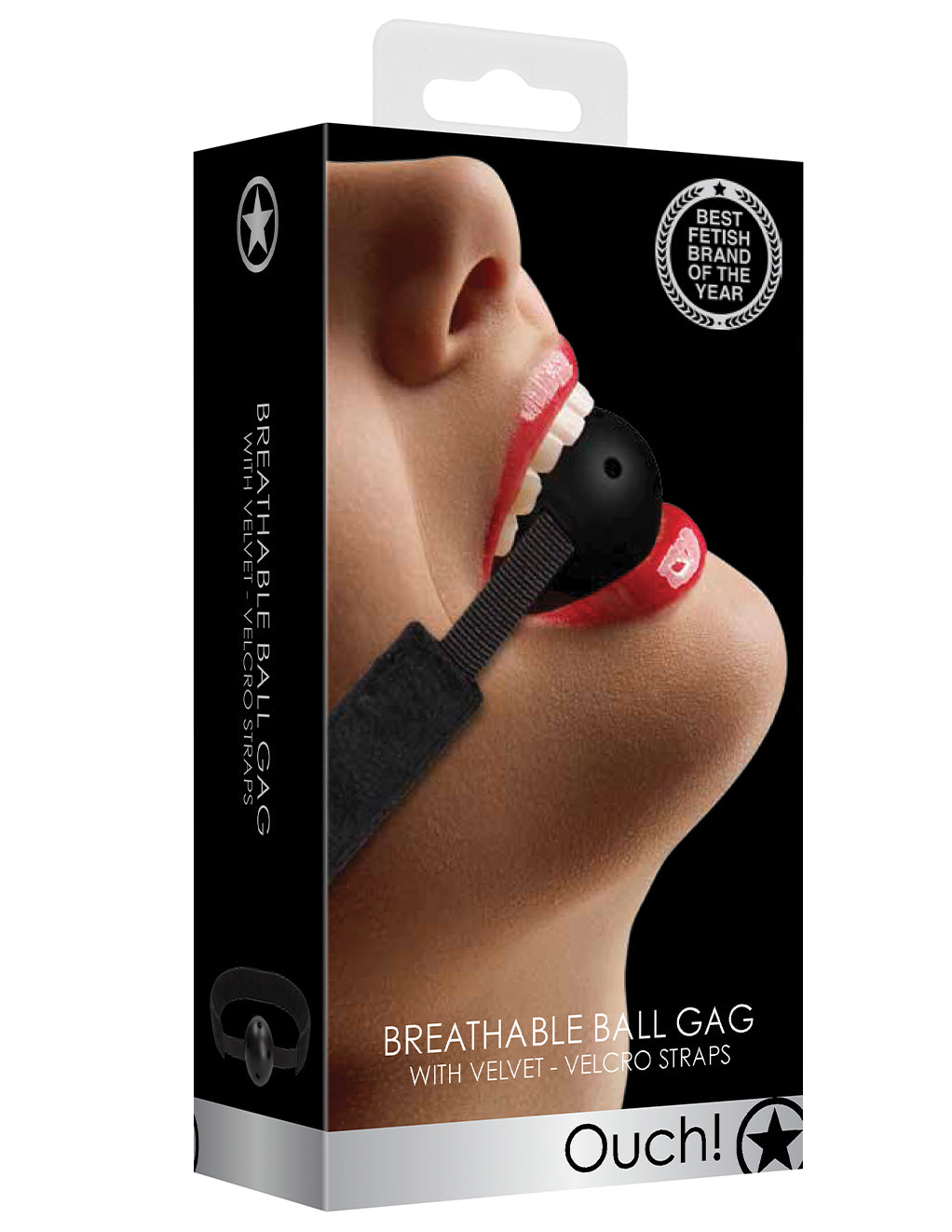 Ouch! Velcro Breathable Gag- package