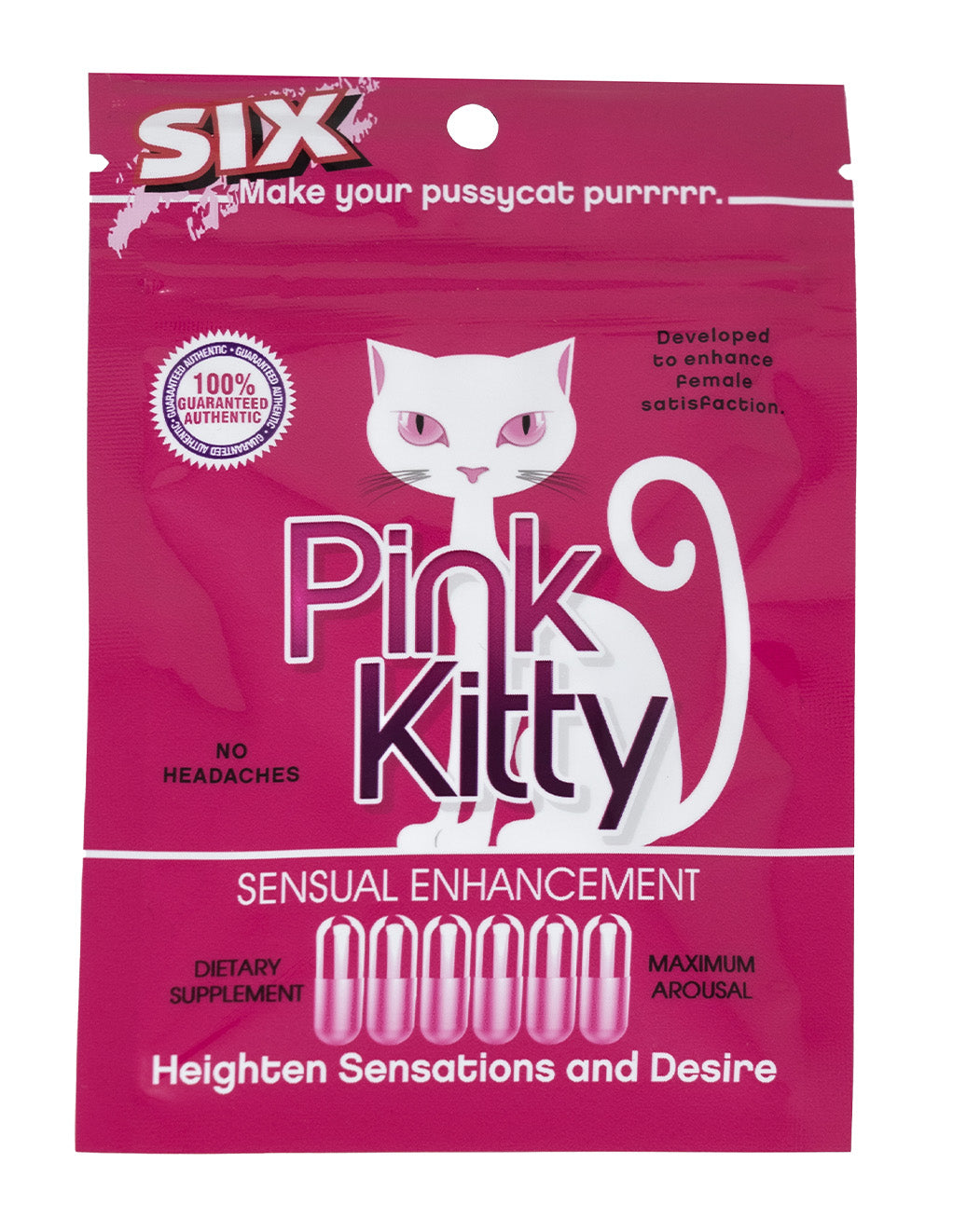 Pink Kitty Pill- 6ct- front