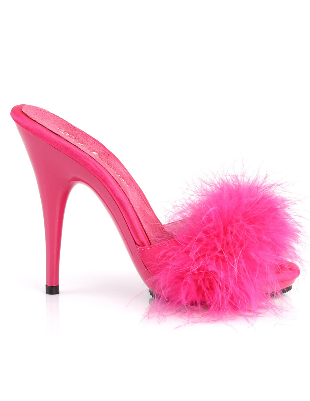 Fabulicious Marabou Poise 501F- Hot Pink- Side