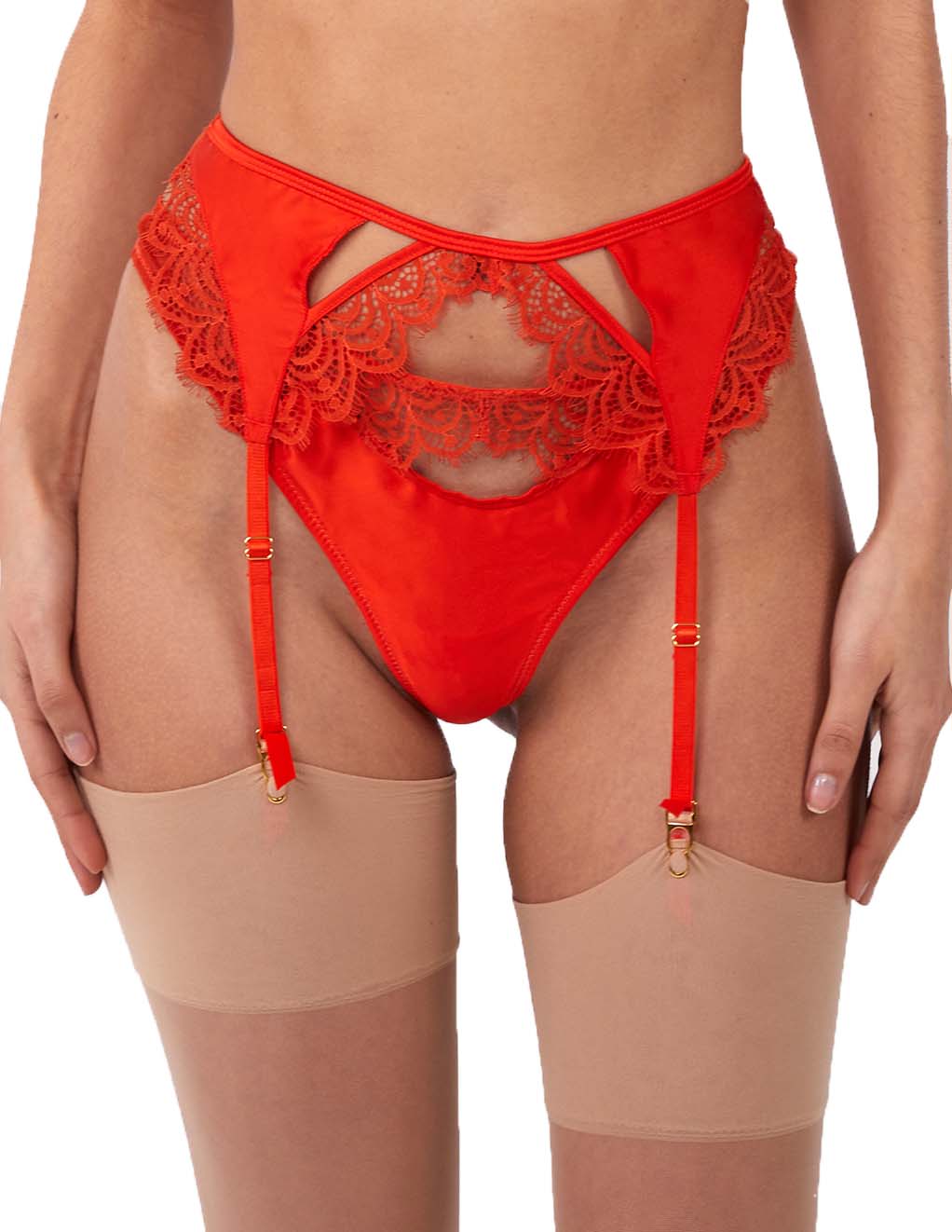 HUSTLER® Dola Suspender Orange- Front