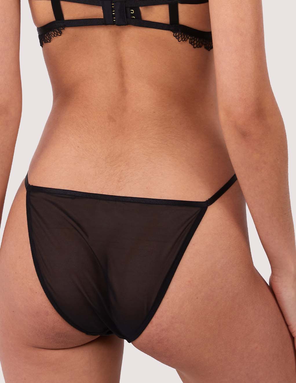 HUSTLER® Tallie Brief Black- Back