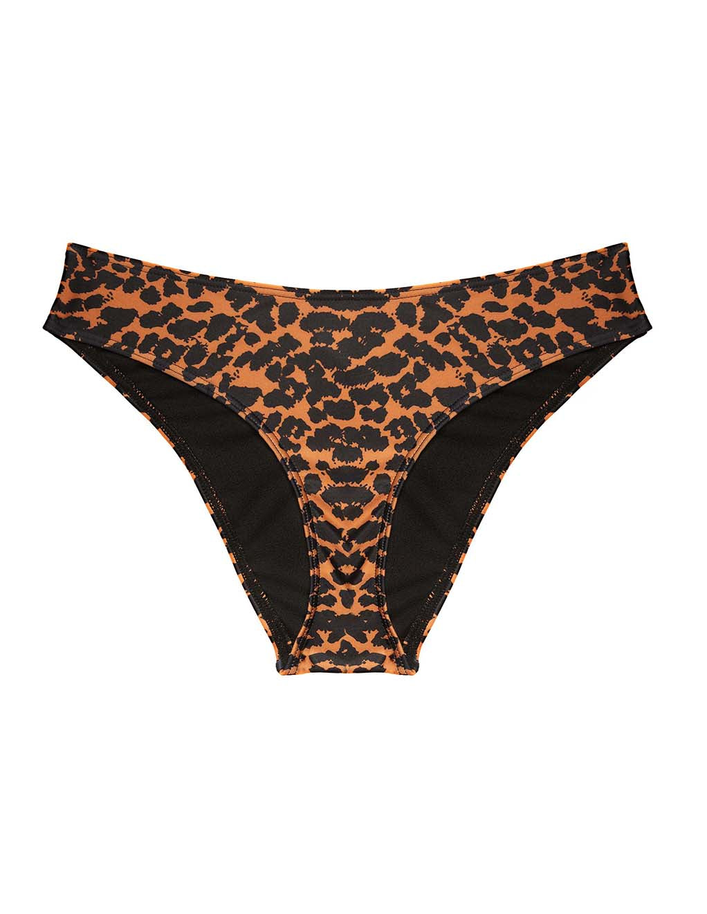 HUSTLER Cheeky Bikini Shortie- Leopard- Front Main