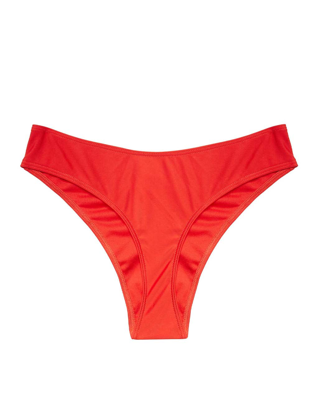 HUSTLER Cheeky Bikini Shortie- Red- Front Main