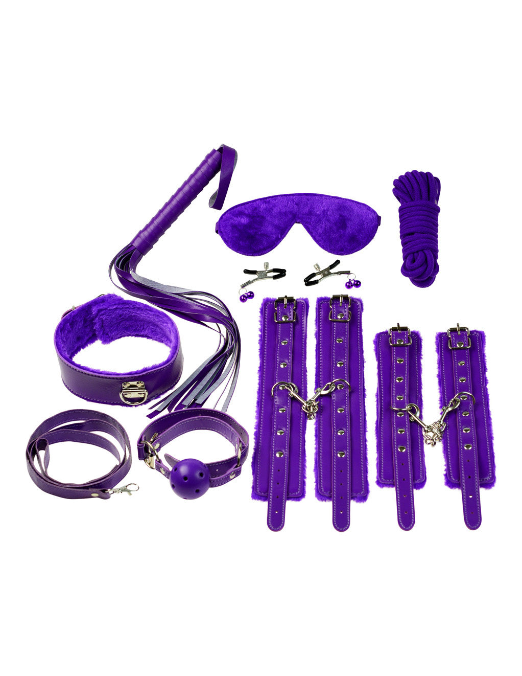 Everything Bondage Kit- Purple