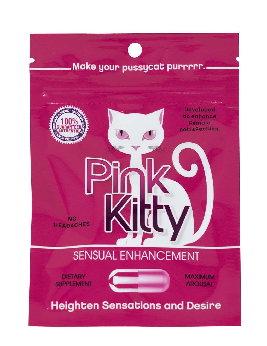 Pink Kitty Pill- 1ct- front