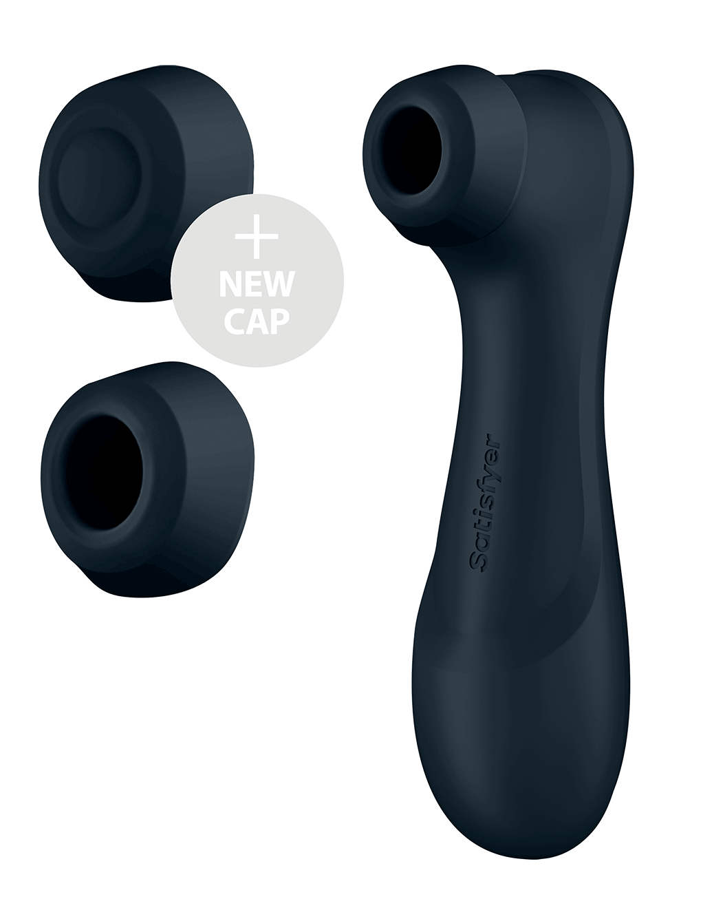 Satisfyer Pro 2 Gen 3 Liquid Air & App - Black - Attachment Caps