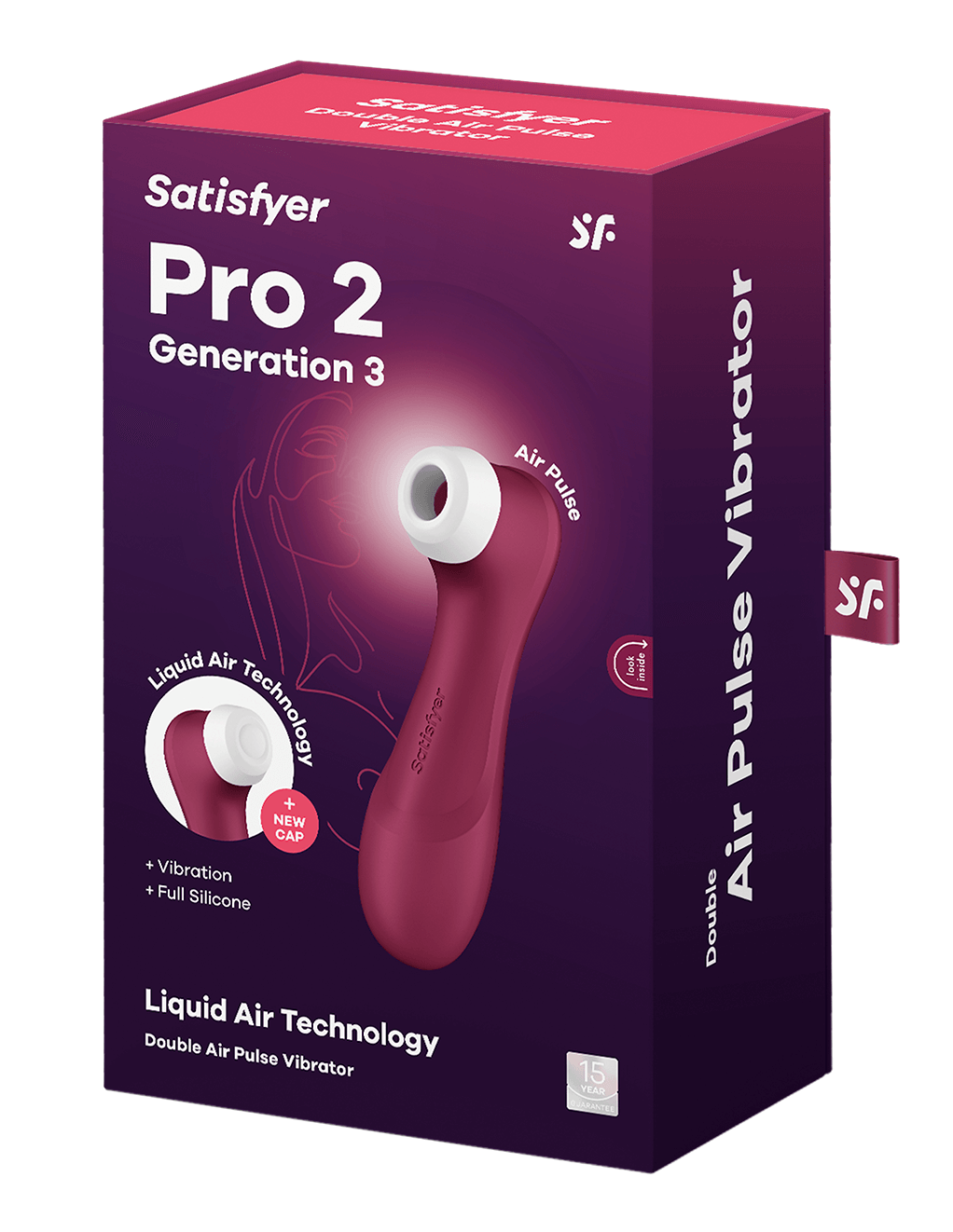 Satisfyer Pro 2 Gen 3 - Wine Red - Box