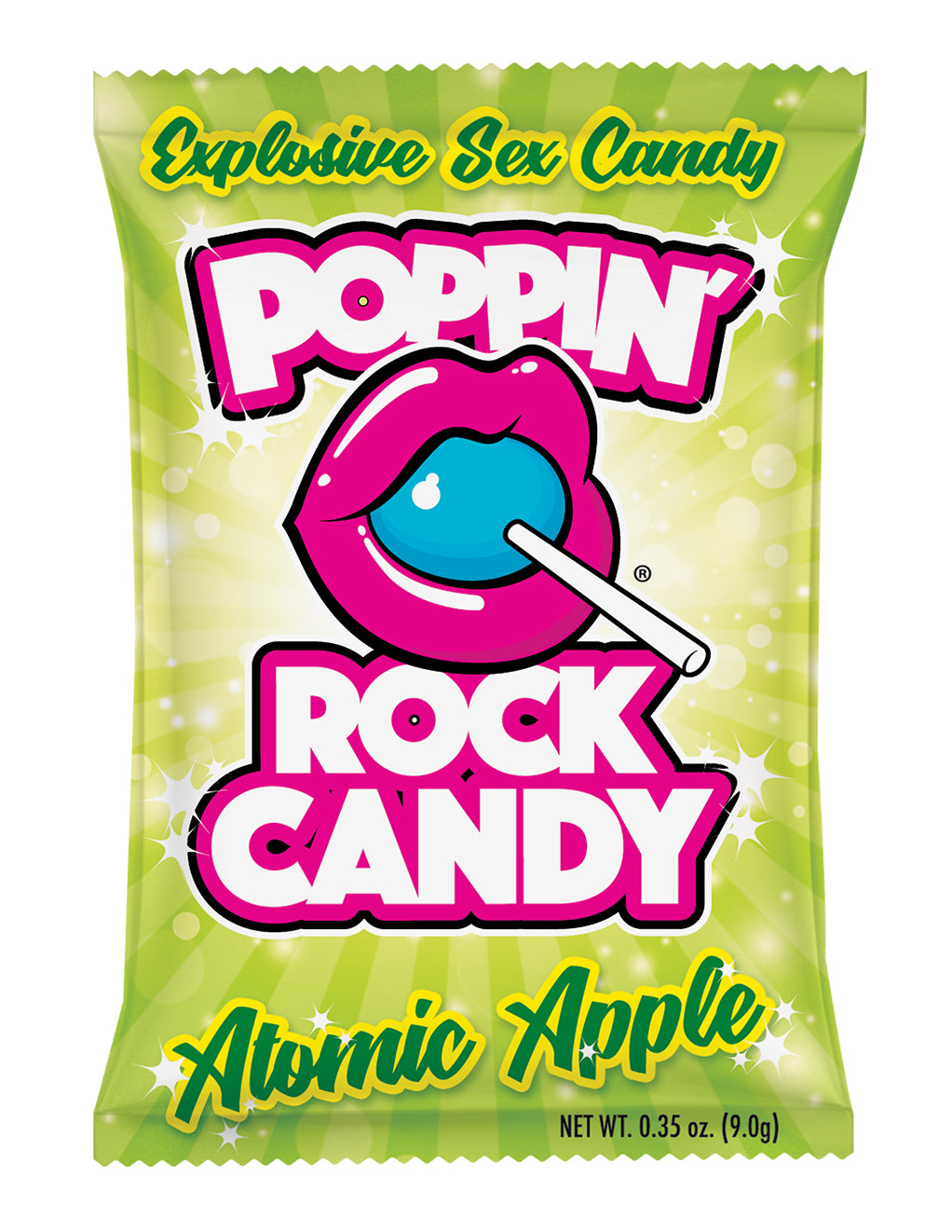 Popping Rock Candy- Atomic Apple- Front