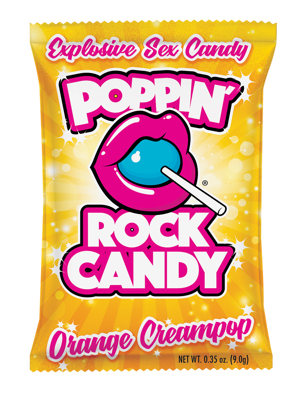 Popping Rock Candy- Orange Cream- Front