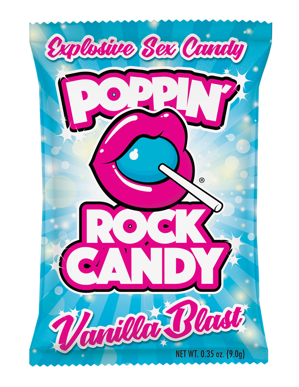 Popping Rock Candy- Vanilla Blast- Front