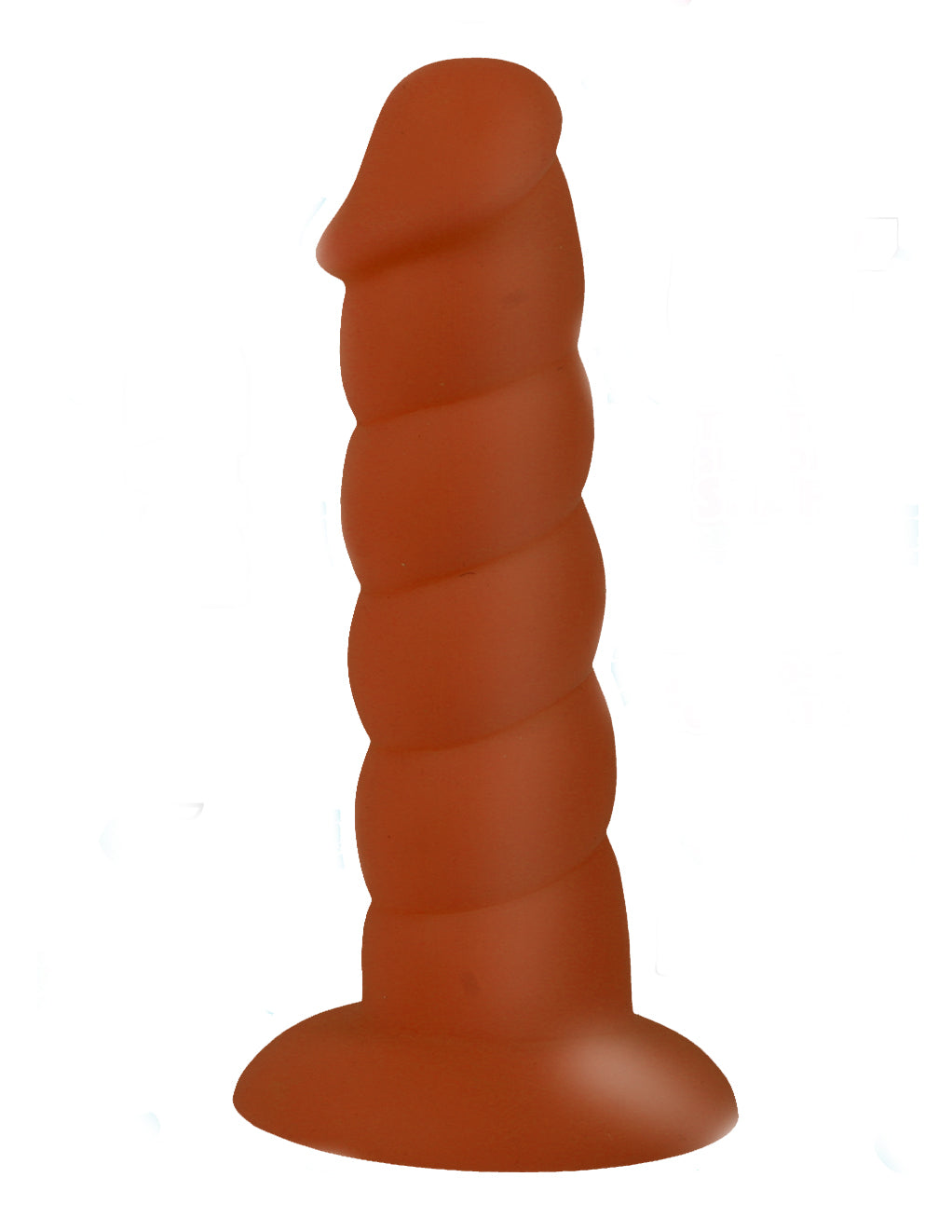 Suga Daddy 5.5 Inch Suction Cup Dildo- Chocolate- Front