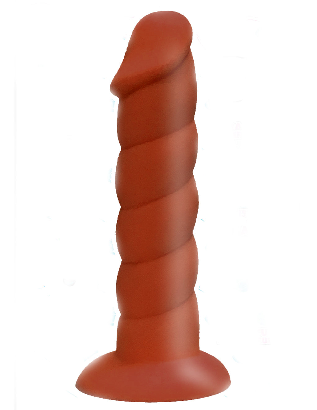 Suga Daddy 8 Inch Suction Cup Dildo- Chocolate- Front
