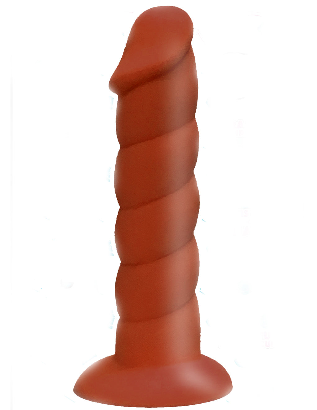 Suga Daddy 9.5 Inch Suction Cup Dildo- Chocolate- Front