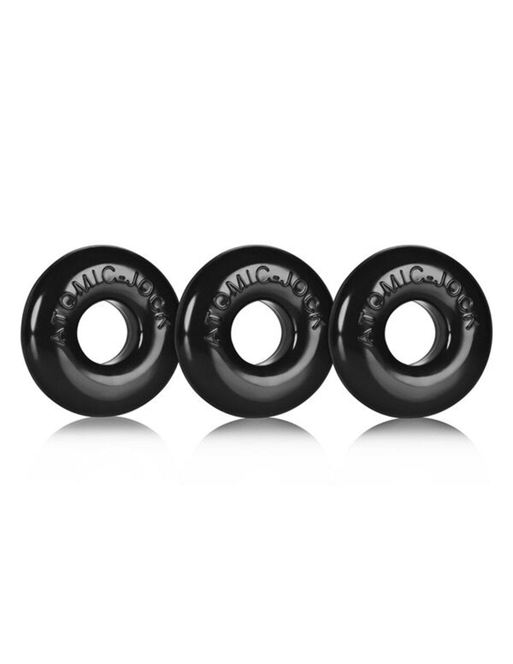 Oxballs Ringer 3-Pack Cockring- Black- No package