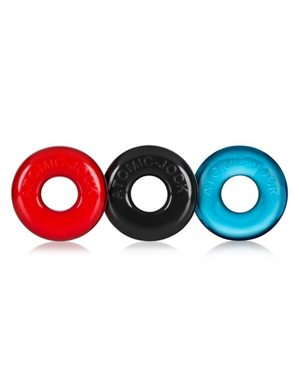 Oxballs Ringer 3 Pack Do-Nut Small Multicolor - Novelties - Cockring