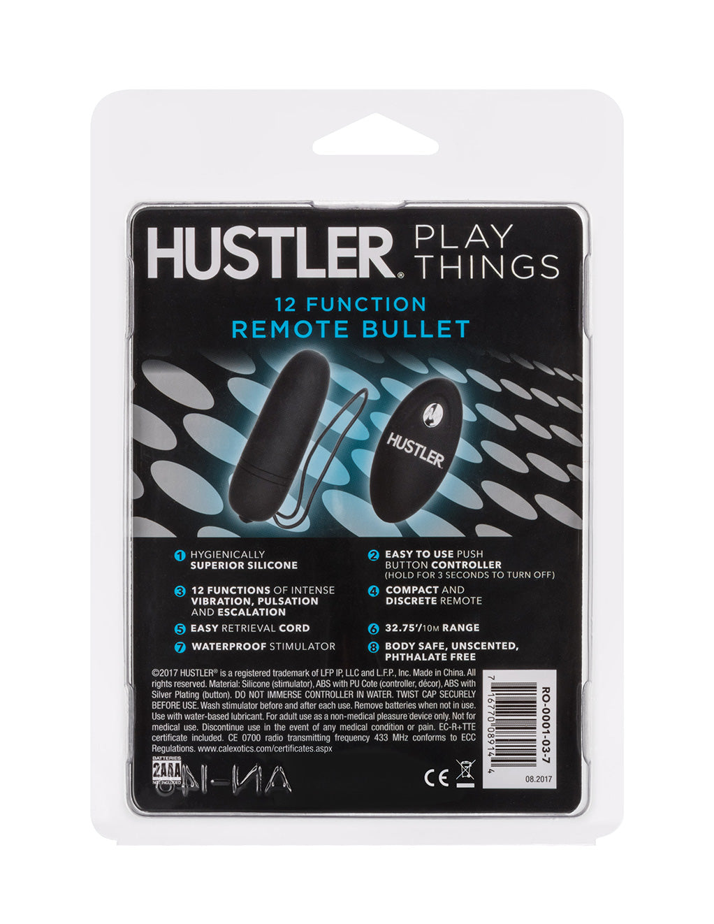 Hustler Playthings Silicone Remote Bullet - Novelties - Bullet