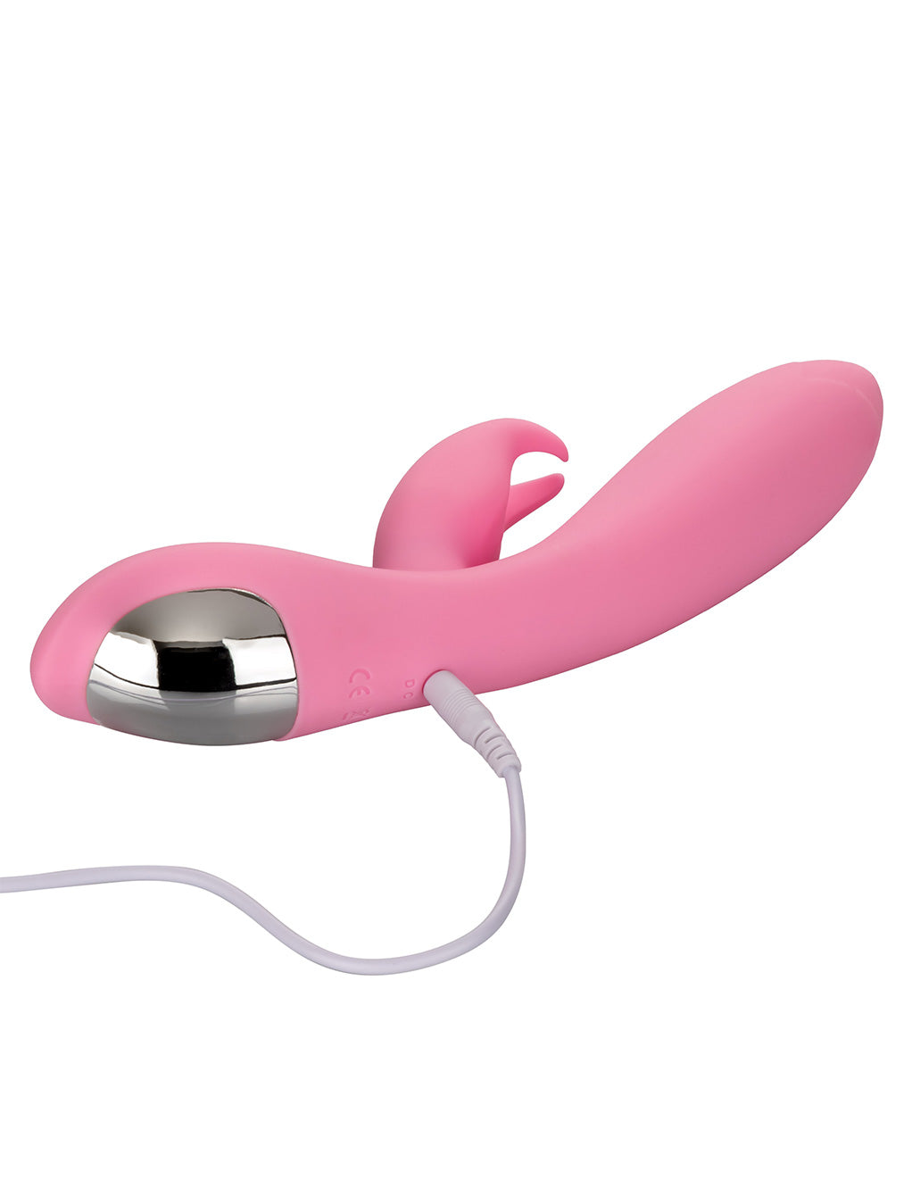 Hustler® Playthings Silicone Dual Climaxer Vibrator- Charger