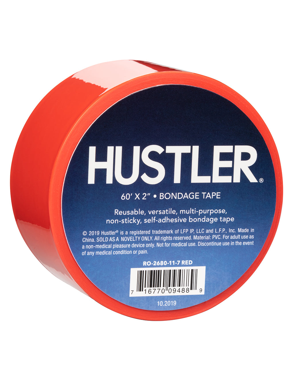 HUSTLER Bondage Tape- Red- Logo