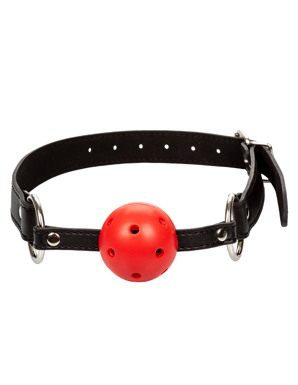 Hustler® Breathable Ball Gag- Red- Front