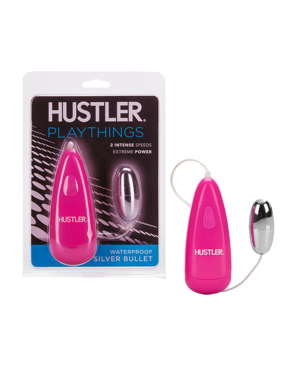 Hustler Playthings Waterproof Silver Bullet - Novelties - Bullet