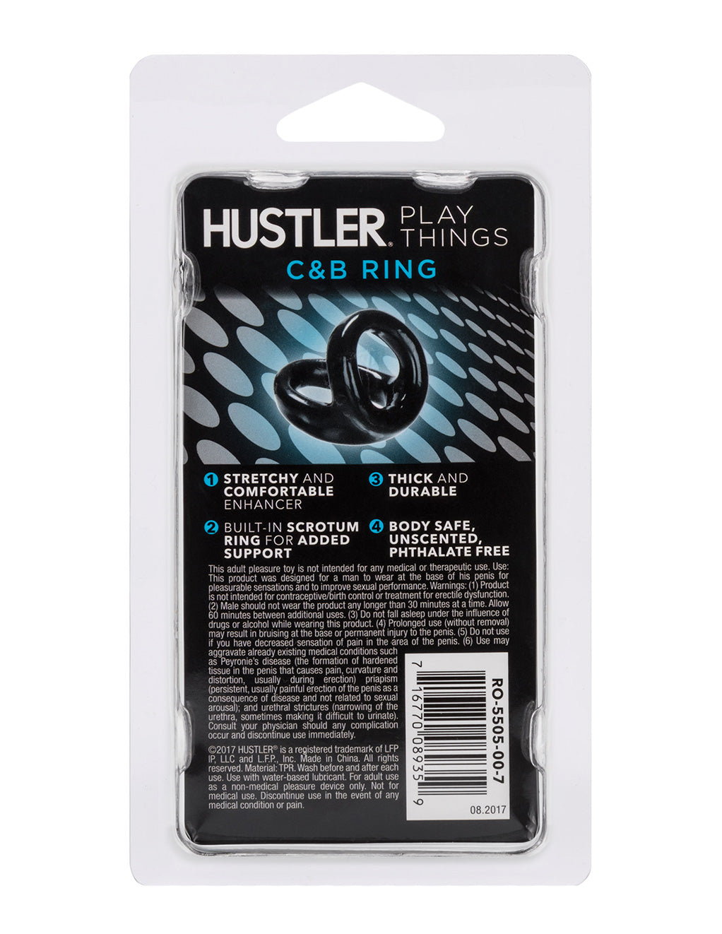 Hustler Playthings Cock and Ball Cockring - Novelties - Cockring