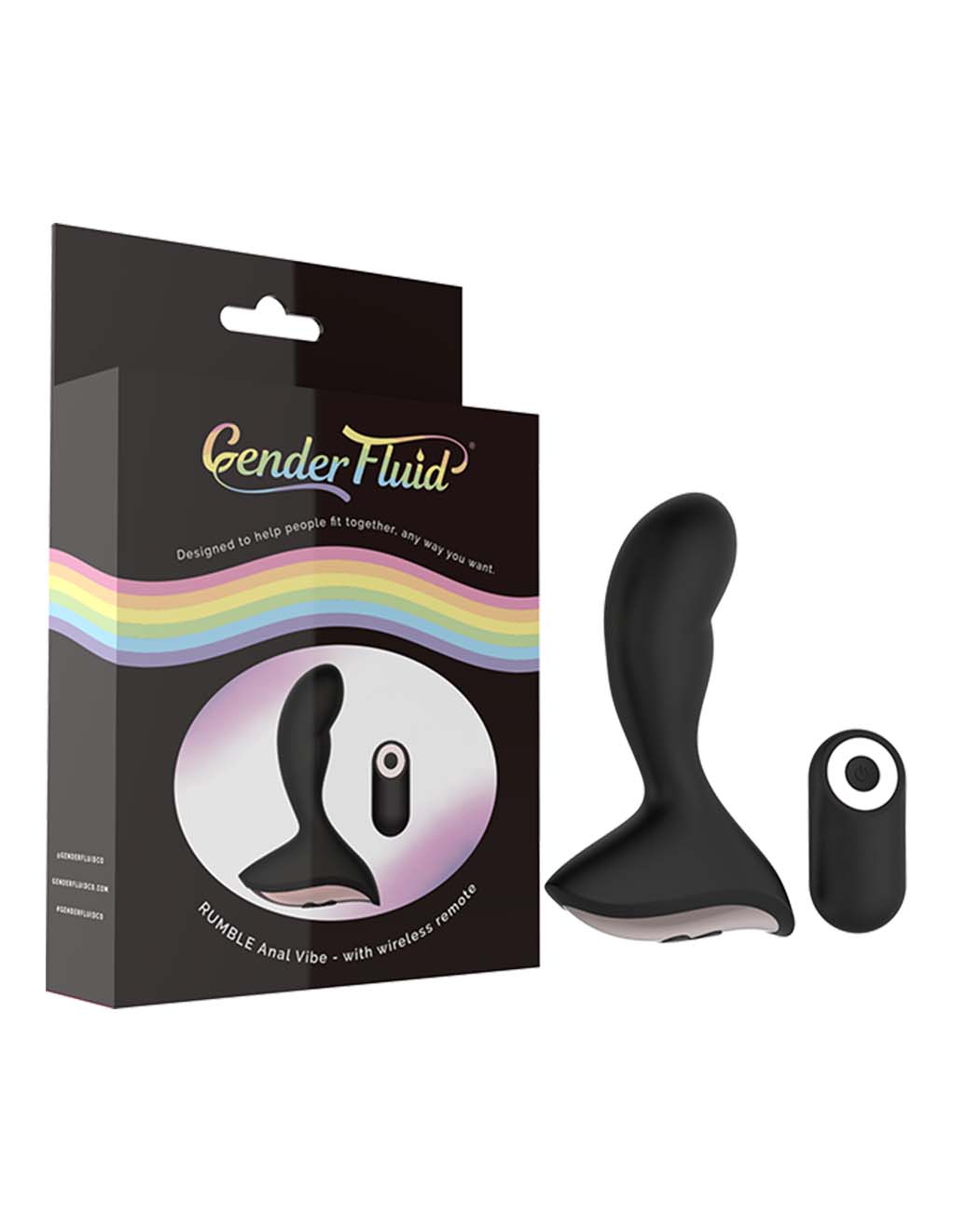 Gender Fluid Rumble Anal Vibe - Toy with Box