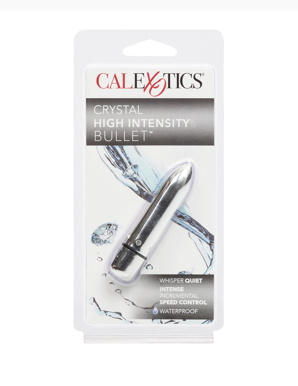 Crystal High Intensity Bullet- Silver- Package