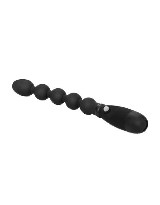 Cal Exotics Booty Call Booty Bender Silicone Vibrating Anal Beads Black - Novelties - Beads
