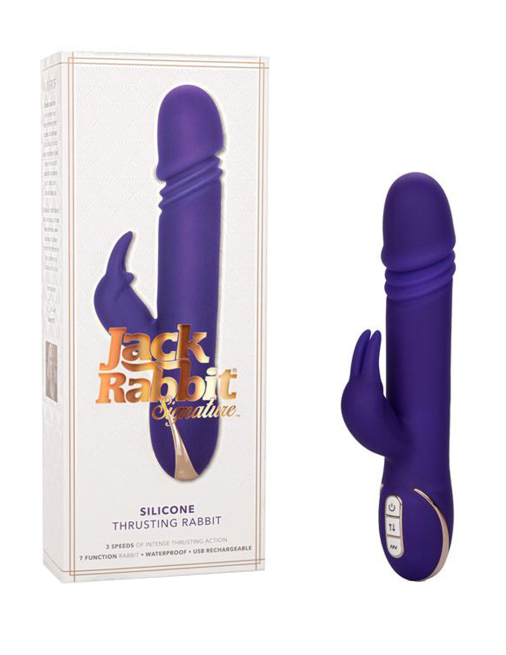 Jack Rabbit® Signature Silicone Thrusting Rabbit - Novelties - Dual/Multi