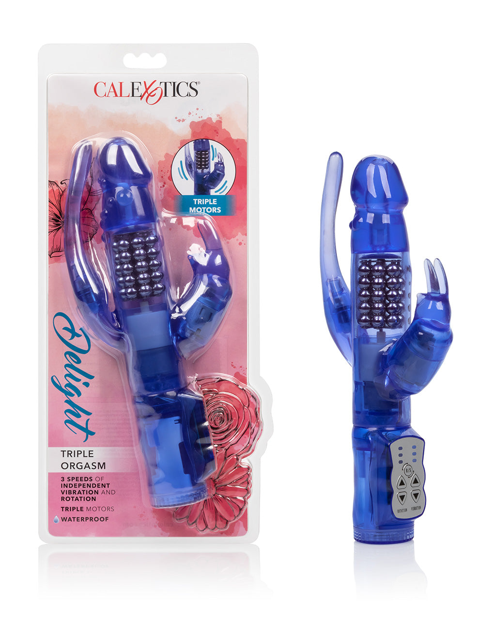 Cal Exotics Delight Triple Orgasm Toy And Box Front