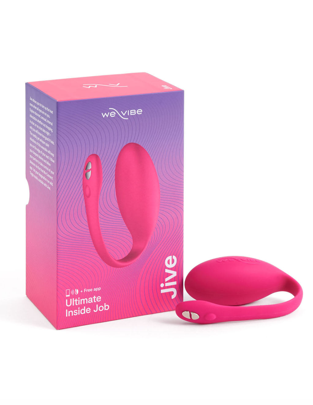 We-Vibe Jive Wearable Bluetooth Vibrator- Pink- Package- Front