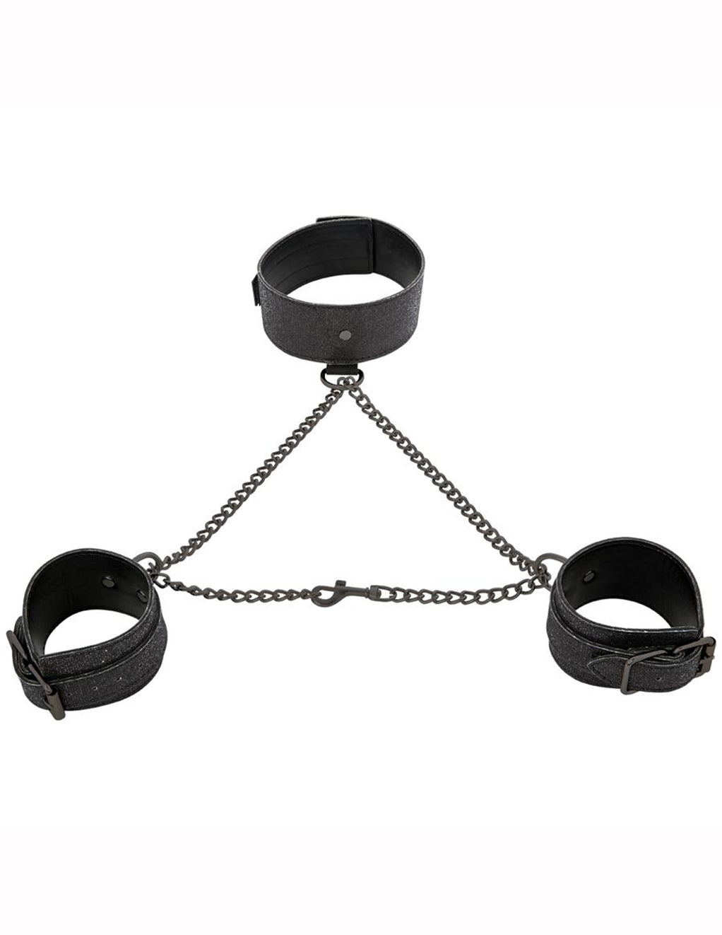 S&M Shadow Sparkle Collar & Cuffs- Front