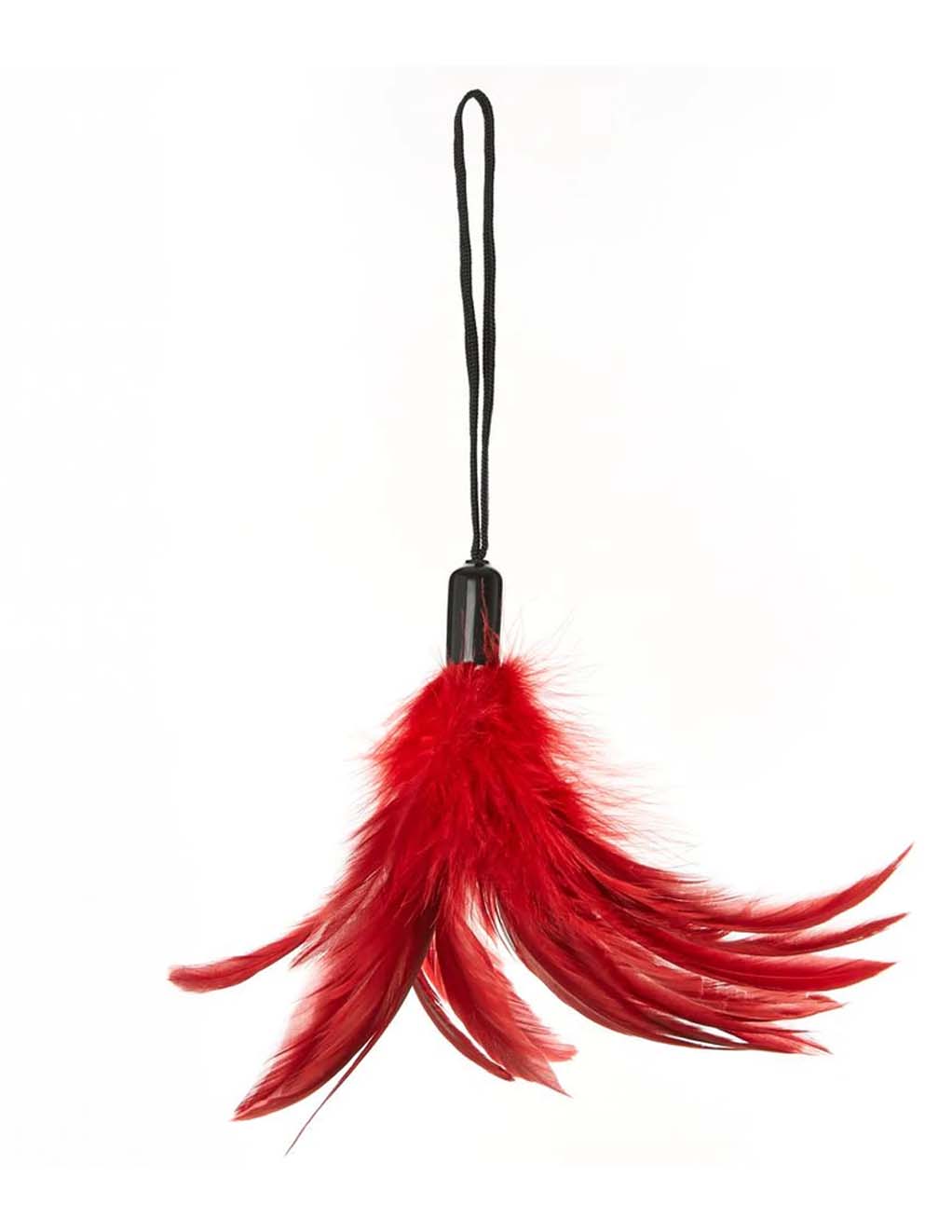 Sportsheets Pleasure Feather Tickler- Red- Down