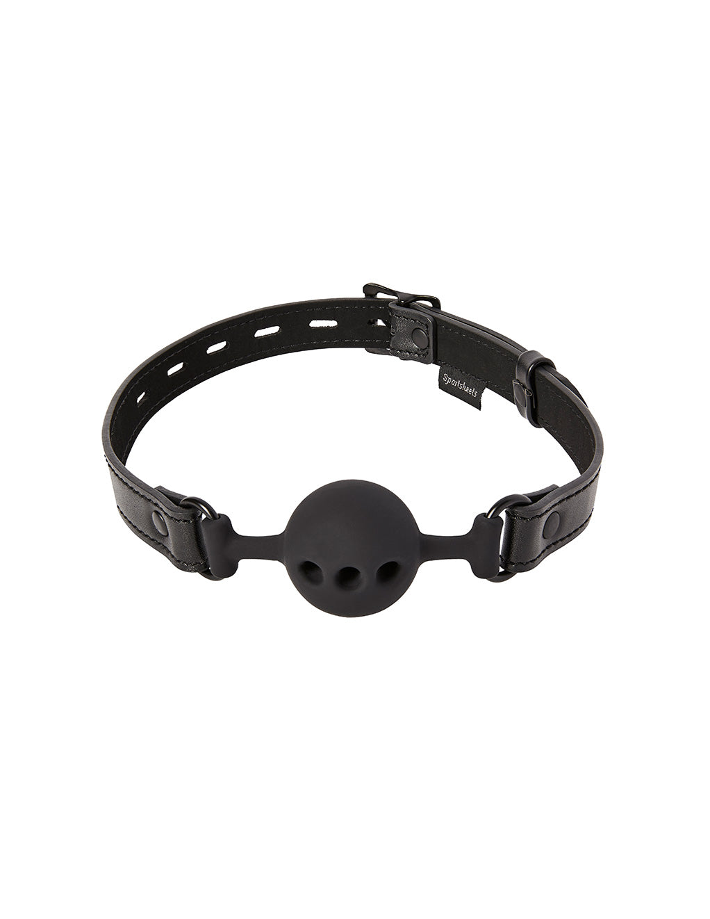 Saffron Breathable Ball Gag By Sportsheets International Front