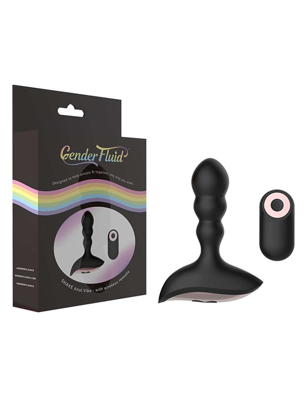 Gender Fluid Shake Anal Vibe - Toy with Box